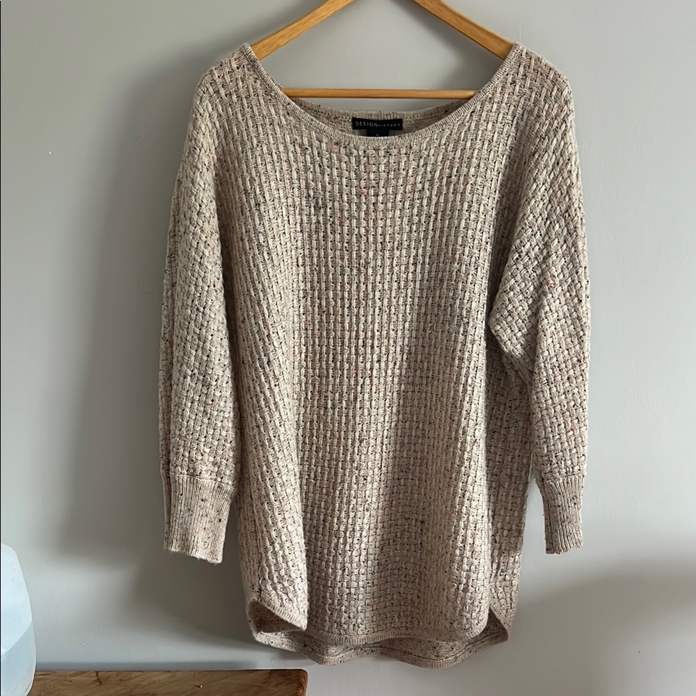 Cream Crew Neck Sweater